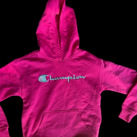 ✨ Pink Champion hoodie with embroidered logo✨ - Picture 2 of 4